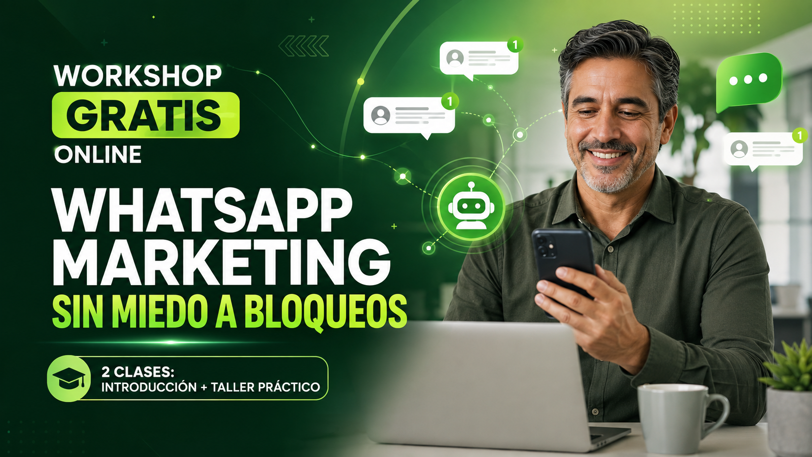 Workshop gratis online de WhatsApp Marketing