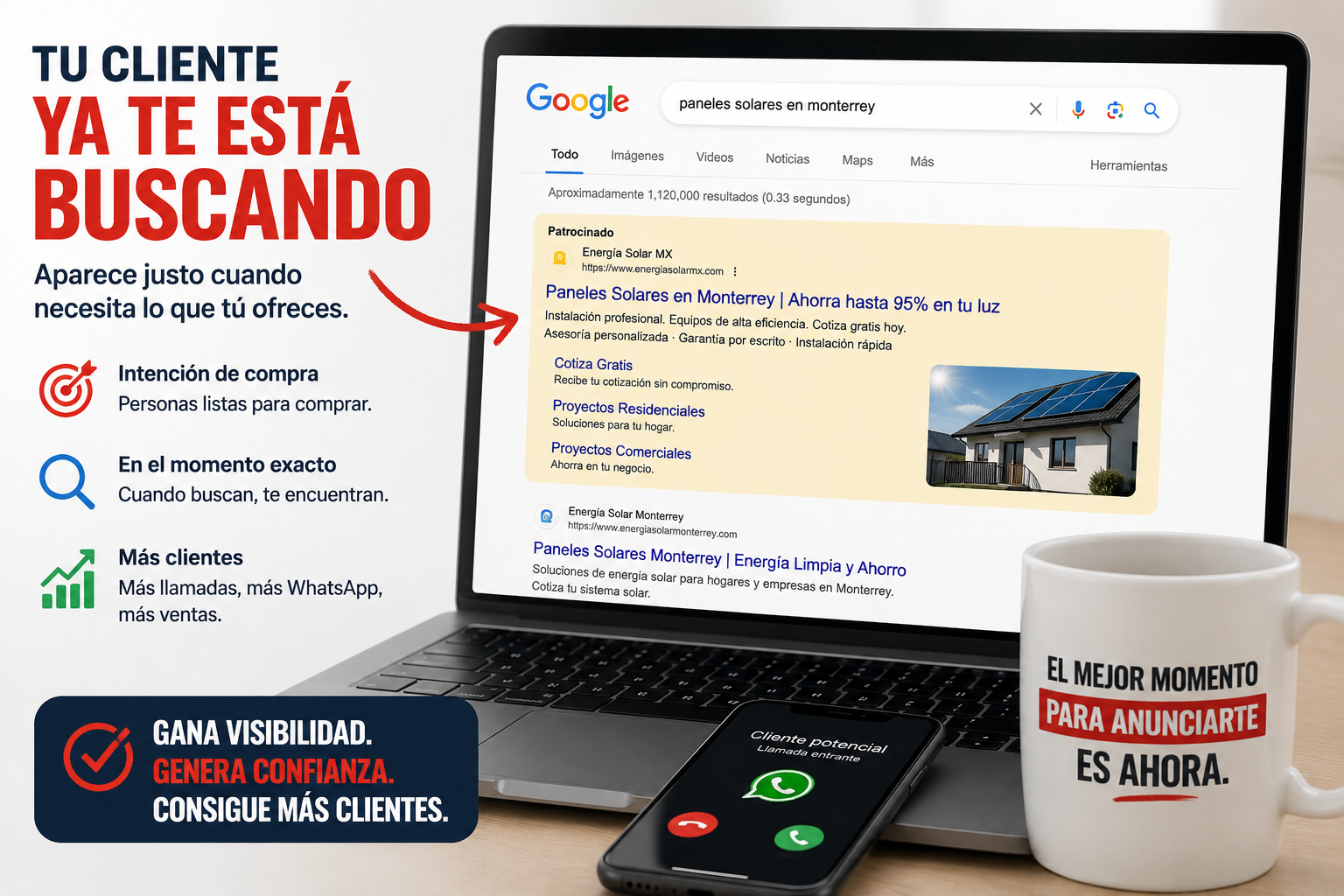 Tu cliente ya te está buscando en Google